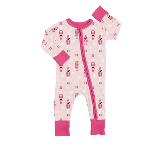 Custom Baby Girls Pink  Soldier Rompers D 5.12