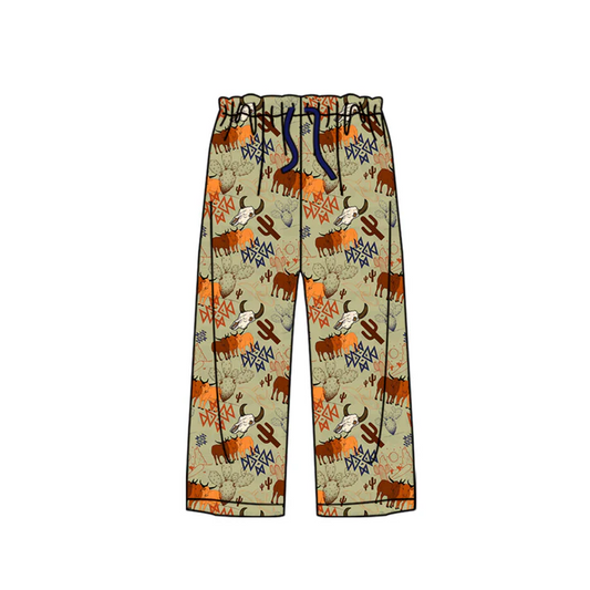Custom Adult Women Western Cow Bottom Pants D 5.13