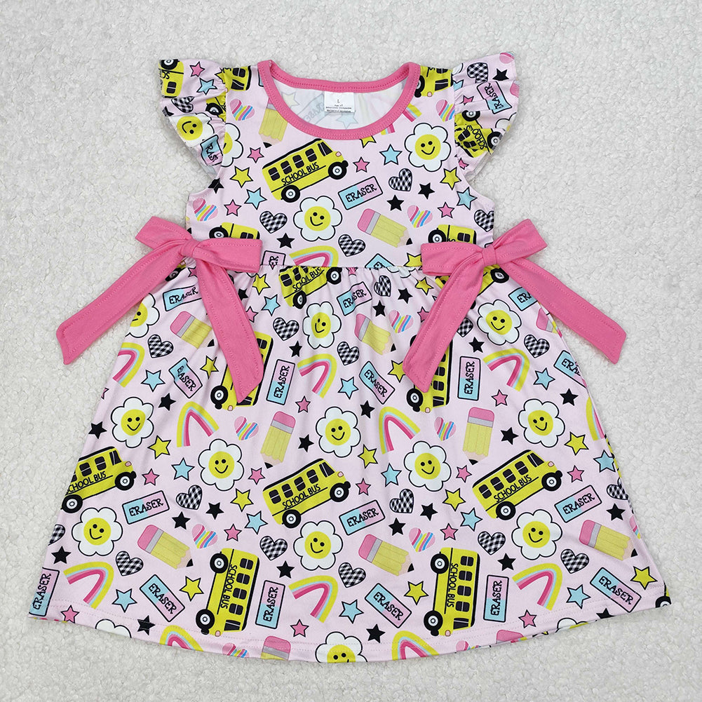 Match Baby Girls Bus Back To School Sets Dresses  D 3.14