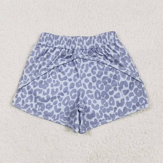 SS0464  Baby Girls Gray Camo Yoga Shorts Bottoms  D 4.11