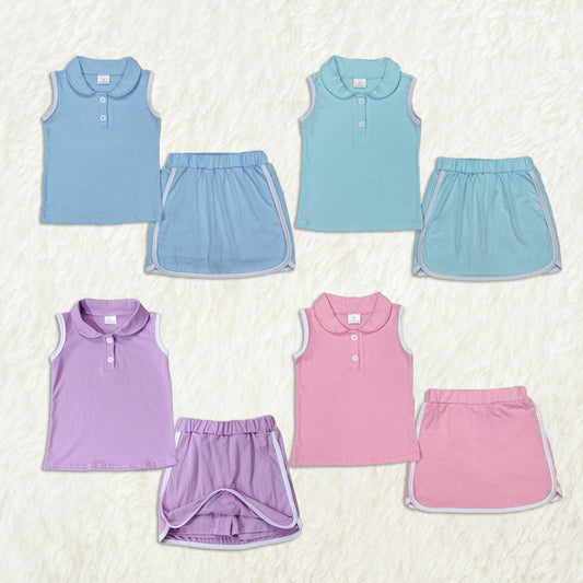 Match  4 colors Sports Shorts Clothes Sets D 3.10