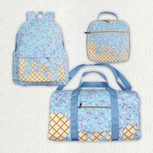 Match Blue Teams Duffle Gym Backpacks Lunch Bags  D 5.15