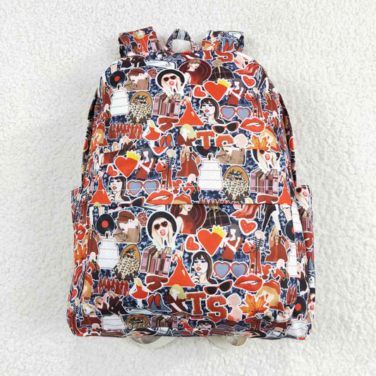 BA0173 1989  Red and black backpack