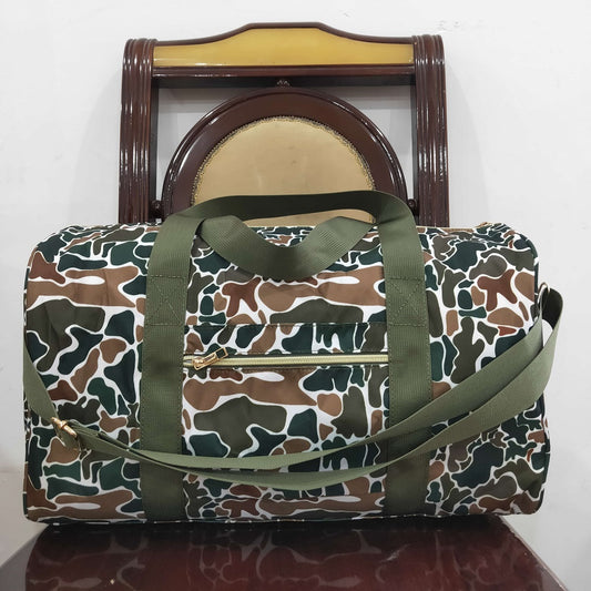 BA0264 Green Camo Fitness Backpack Duffle Bag  D 3.31