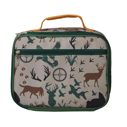 presale BA0271 Duck and deer green edging lunch box bag  2024 10.9