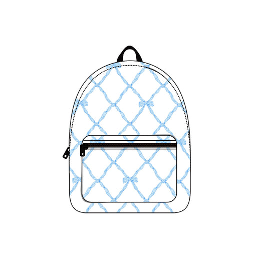 presale BA0273 Blue Bow Backpack   2024 10.9