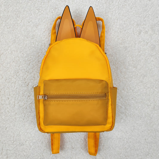 BA0282 Baby Kids Cute Orange Dog Ears Backpacks Bags D 3.14