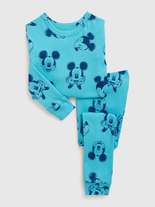 BLP0233 Cartoon Blue Cartoon Long Sleeve Pants Set