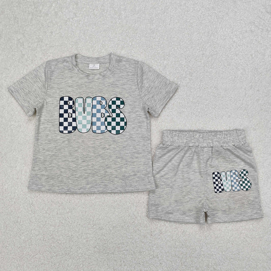BSSO1304 Baby Boys Vinyl Baby Boys Bubs Top Sports Shorts Clothes Sets  D 3.14
