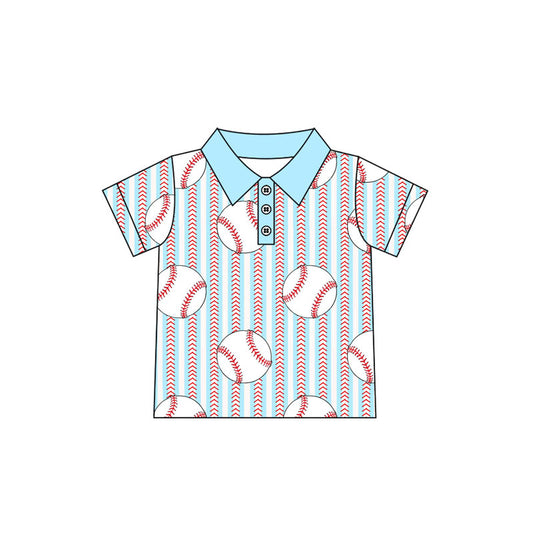 presale BT1180 Baby Boys Baseball Stripes Pullovers Tee Shirts Tops  D 2.10
