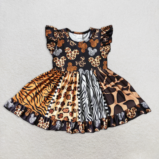 D8-30   Children popular cartoon twirl dresses   D 4.10
