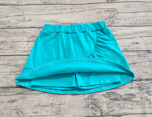 presale GLK0060   Baby Girls Turquoise Ruffles Skort Skirts  D 4.16