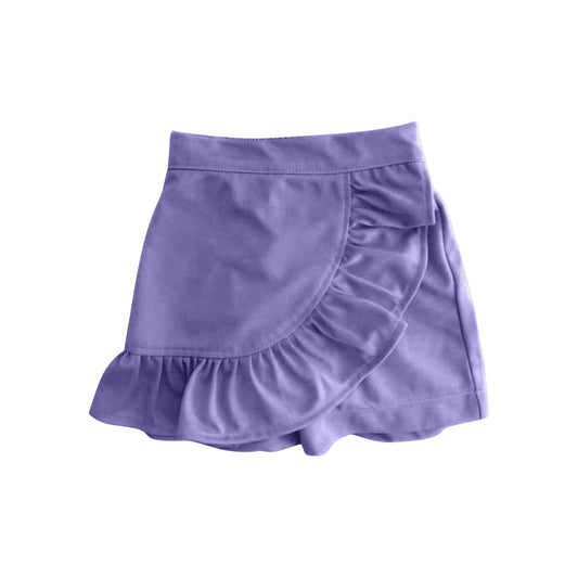 presale GLK0064 Baby Girls Lavender Ruffles Skort Skirts  D 2.12