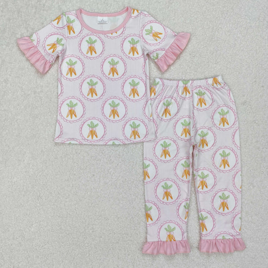 GSPO1992  Starfish Castle Shell Blue Short Sleeve Plaid Shorts Set   D 3.10