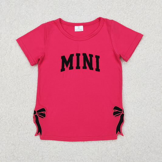 GT0917 Baby Girls Mini Bow Tee Shirts Tops    D 3.21