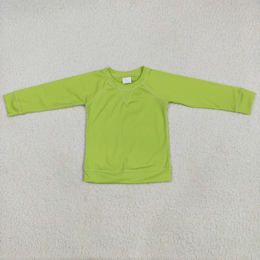 GT0971 Baby Girls Aqua Long Sleeves Yoga Shirts Top   D 5.14