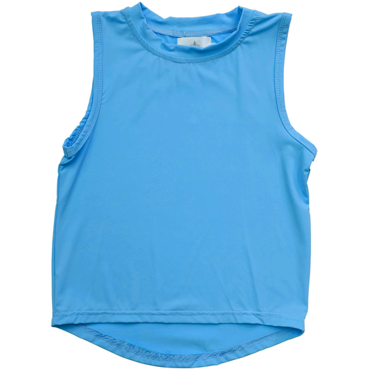presale GT0986  Baby Girls Blue Sleeveless Vests Top D 3.22