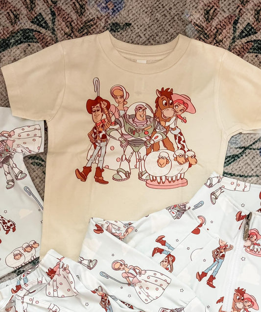 presale GT0988 Baby Girls Short Sleeves Cartoon Donkey Men Tee Shirts Top  D 3.22