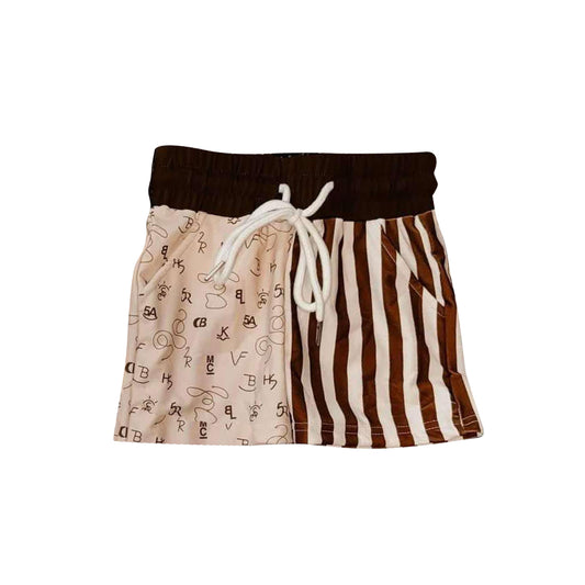 presale S0491  Baby Boys Brown Brander Western One Piece Trunks  2025 1.8