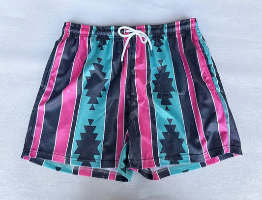 presale S0548 Baby Boys Aztec Stripe Swimming Trunks Summer Shorts  D 3.28