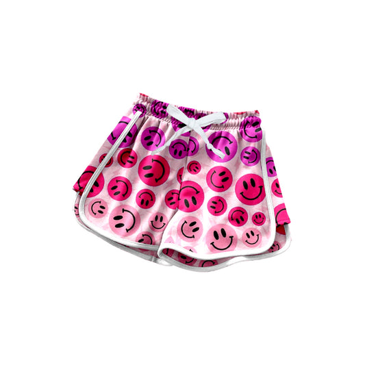 presale  SS0603  Baby Girls Pink Smiles Summer Shorts Bottoms D 4.9
