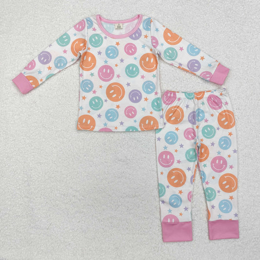 GLP1694  Star Color Long Sleeve Long Pants Pajama Set