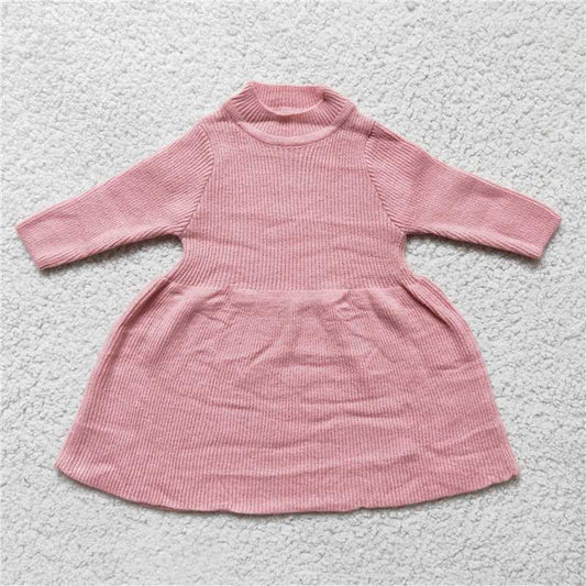 6 B0-20 bean paste powder sweater long sleeve skirt