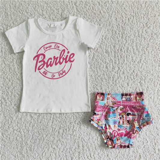 GBO0028 White Short Sleeve Briefs Set  D 3.1