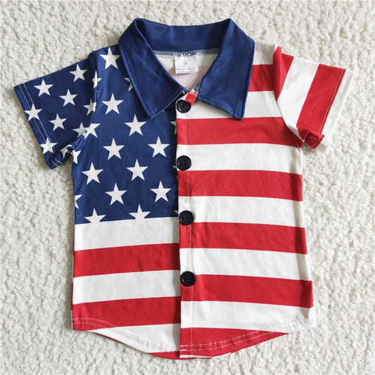 B17-19 striped button-down shirt