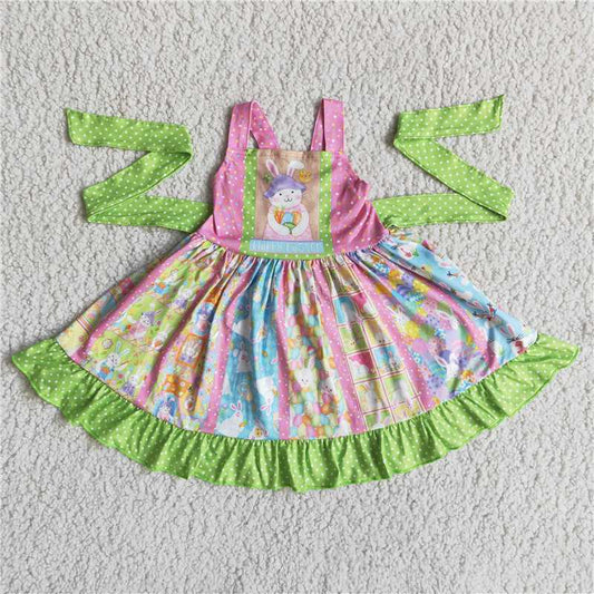 A16-13 New summer Bunny Dot Strap Dress D 3.1