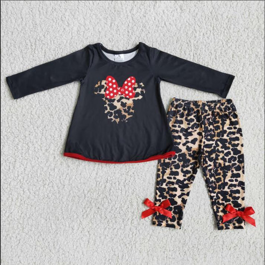 6 A15-17 cartoon black cute long sleeve outfit
