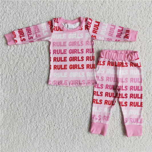 6 A30-13 RULE GIRLS alphabet set