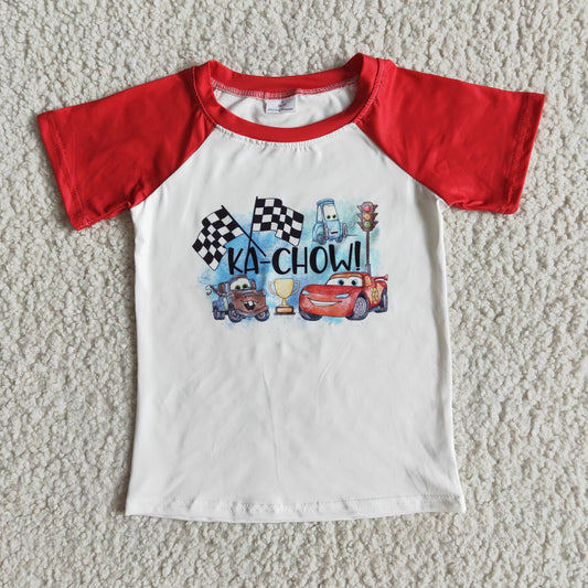 D3-20 Red Short Sleeve Top T-shirt
