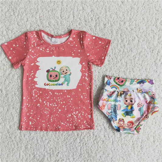 C14-20 Sun Watermelon Thong Set
