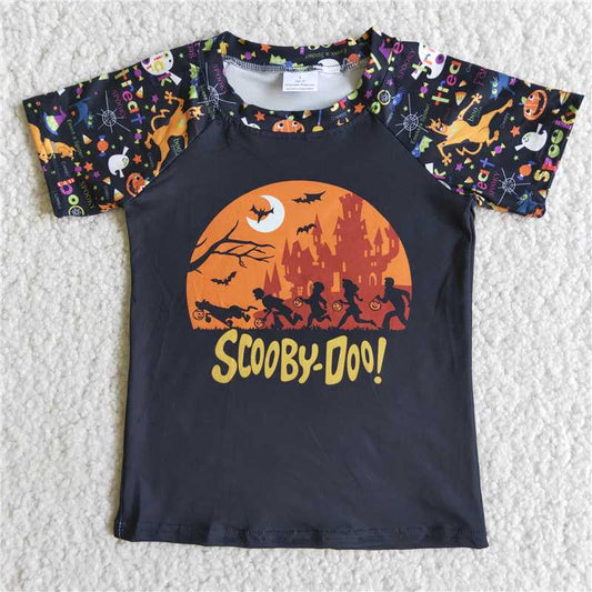 D5-5 short sleeve black top