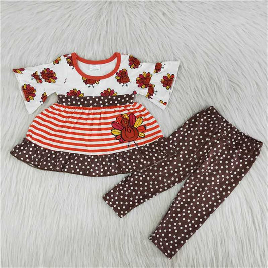 A1-16 turkey stripe trouser suit