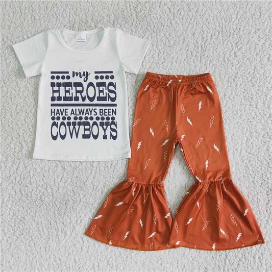 B15-30   White Short Sleeve Flared Pants Set
