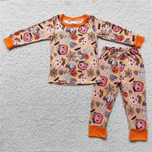 6 A10-5 Boys Long Sleeve Pants Pajama Set
