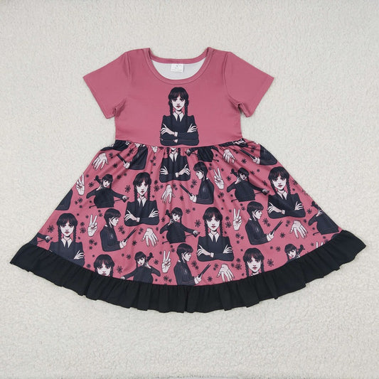 GSD0288  toddler girl clothes short sleeve summer dress