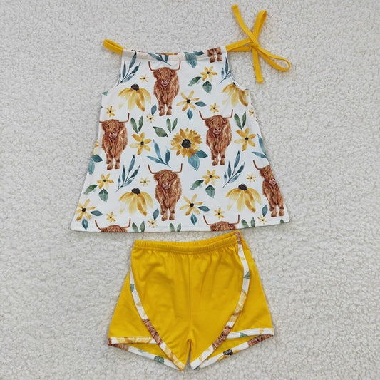 GSSO0207 Baby Girls Alpine Gloria Camisole Shorts Set