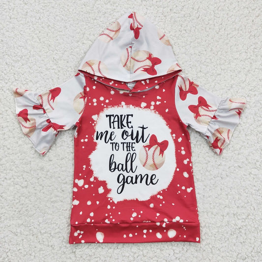 GT0100 Girls TAKE ME OUT Rugby Hooded Short Sleeve Top D 4.16